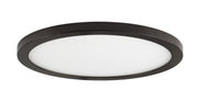 Wafer 15" Round LED Flush Mount in Bronze