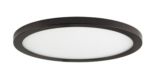 Wafer 15" Round LED Flush Mount in Bronze