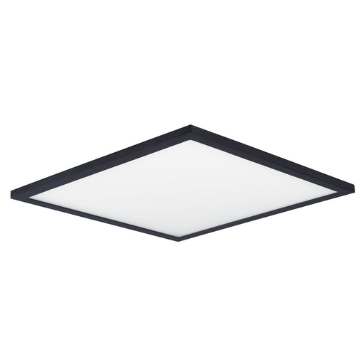 Wafer 15" Square LED Flush Mount in Black