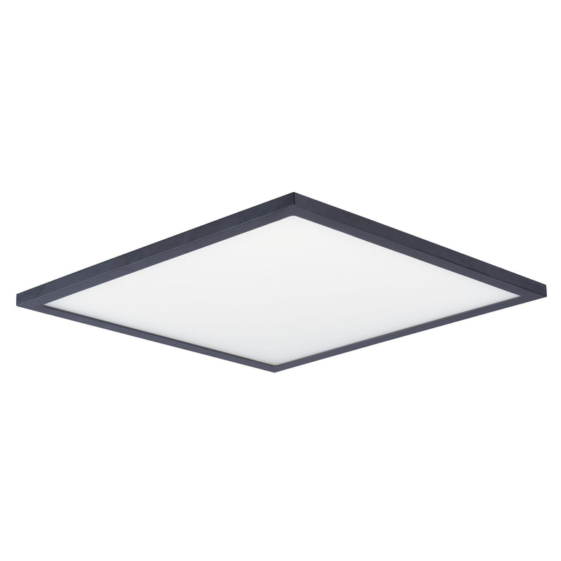 Wafer 15" Square LED Flush Mount in Bronze