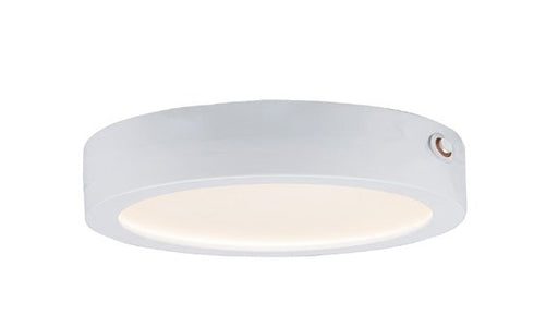 Wafer 7" Round LED Flush Mount with Emergency Backup, 0-10V Dimming in White