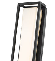 Baden Outdoor 1 Light 5" Outdoor Wall Light, 24" Tall in Black