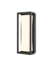Baden Outdoor 1 Light 5" Outdoor Wall Light, 12.5" Tall in Black