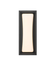 Baden Outdoor 1 Light 5" Outdoor Wall Light, 12.5" Tall in Black