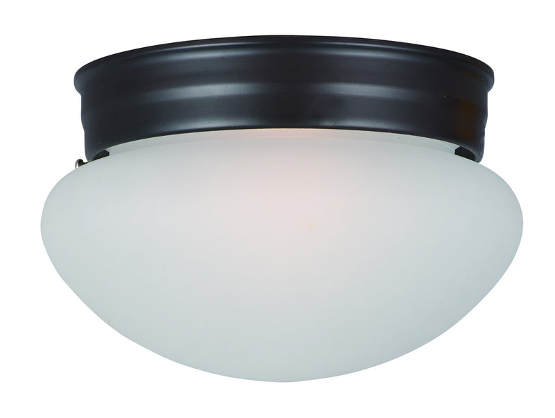 Essentials 7.5" 1 Light Flush Mount in Oil Rubbed Bronze