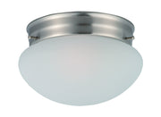 Essentials 7.5" 1 Light Flush Mount in Satin Nickel