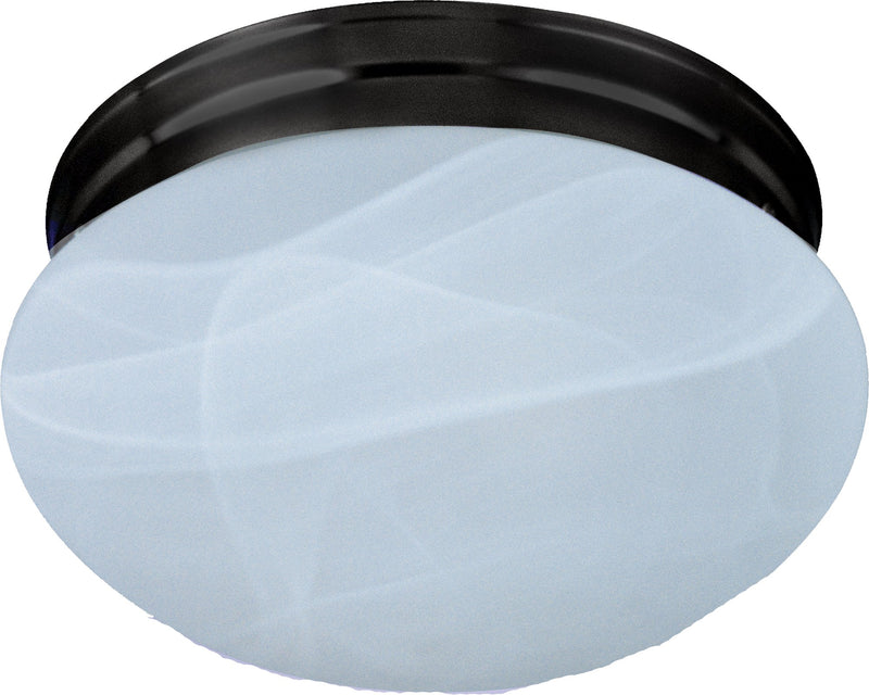 Essentials 9" 2 Light Flush Mount in Oil Rubbed Bronze