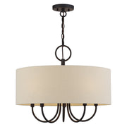 Bellingham 5-Light 22" Chandelier in Bronze