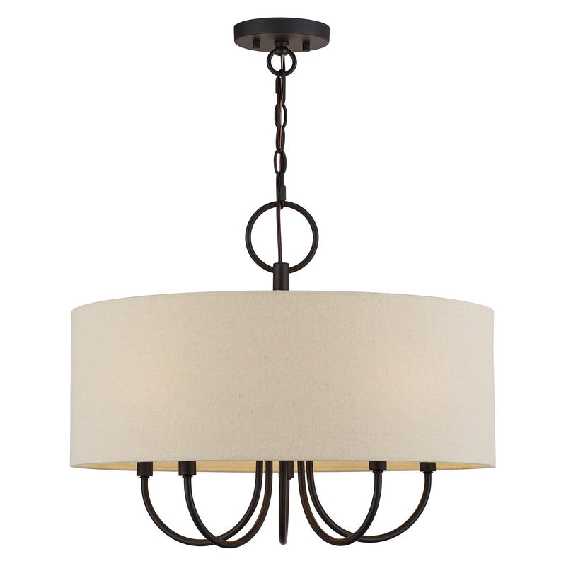 Bellingham 5-Light 22" Chandelier in Bronze