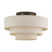 Bellingham 4-Light Extra Large Semi-Flush Mount in Bronze