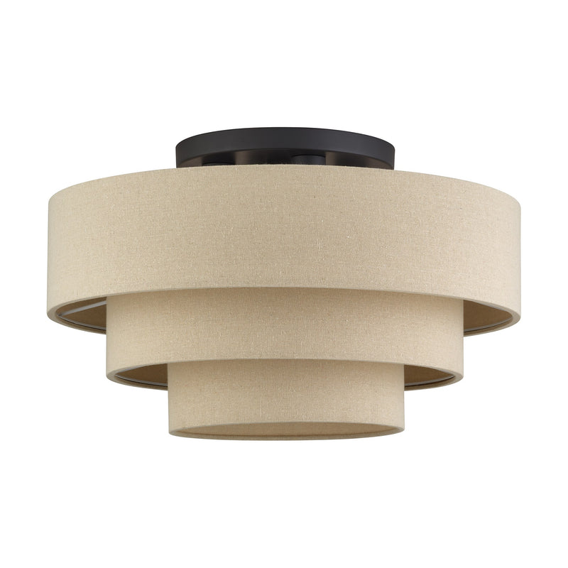 Bellingham 4-Light Extra Large Semi-Flush Mount in Bronze