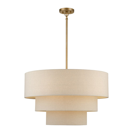 Bellingham 5-Light 28" Chandelier in Antique Gold Leaf