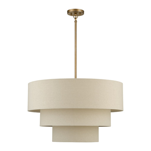Bellingham 5-Light 28" Chandelier in Antique Gold Leaf