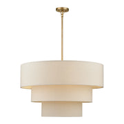 Bellingham 8-Light Large Chandelier in Antique Gold Leaf