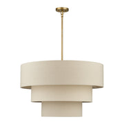 Bellingham 8-Light Large Chandelier in Antique Gold Leaf