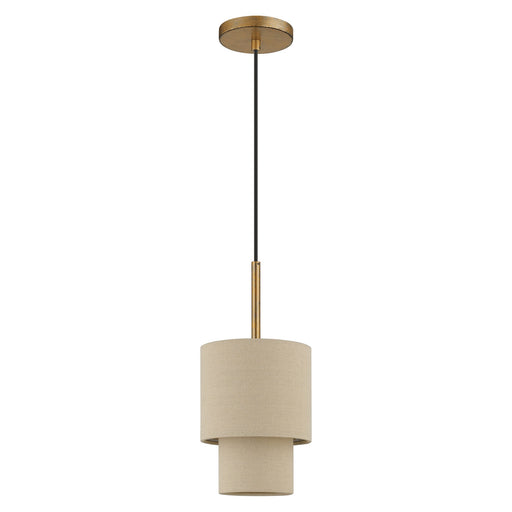 Bellingham Mini Pendant in Antique Gold Leaf