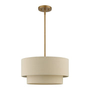 Bellingham 3-Light Tiered Chandelier in Antique Gold Leaf