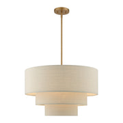 Bellingham 4-Light Tiered Chandelier in Antique Gold Leaf