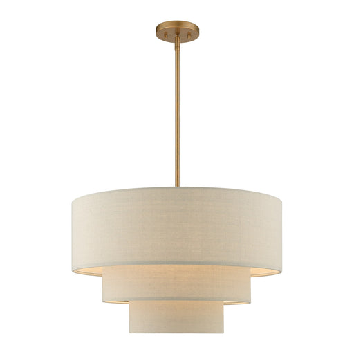 Bellingham 4-Light Tiered Chandelier in Antique Gold Leaf