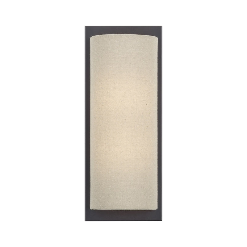 Bellingham 2-Light Rectangular ADA Wall Sconce in Bronze