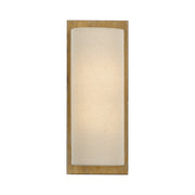 Bellingham 2-Light Rectangular ADA Wall Sconce in Antique Gold Leaf