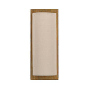 Bellingham 2-Light Rectangular ADA Wall Sconce in Antique Gold Leaf