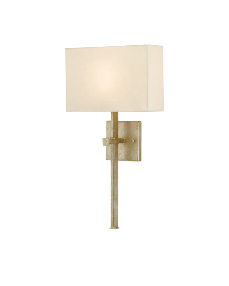 Ashdown Wall Sconce in Silver Leaf