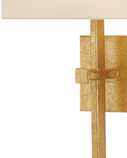 Ashdown Wall Sconce in Antique Gold Leaf