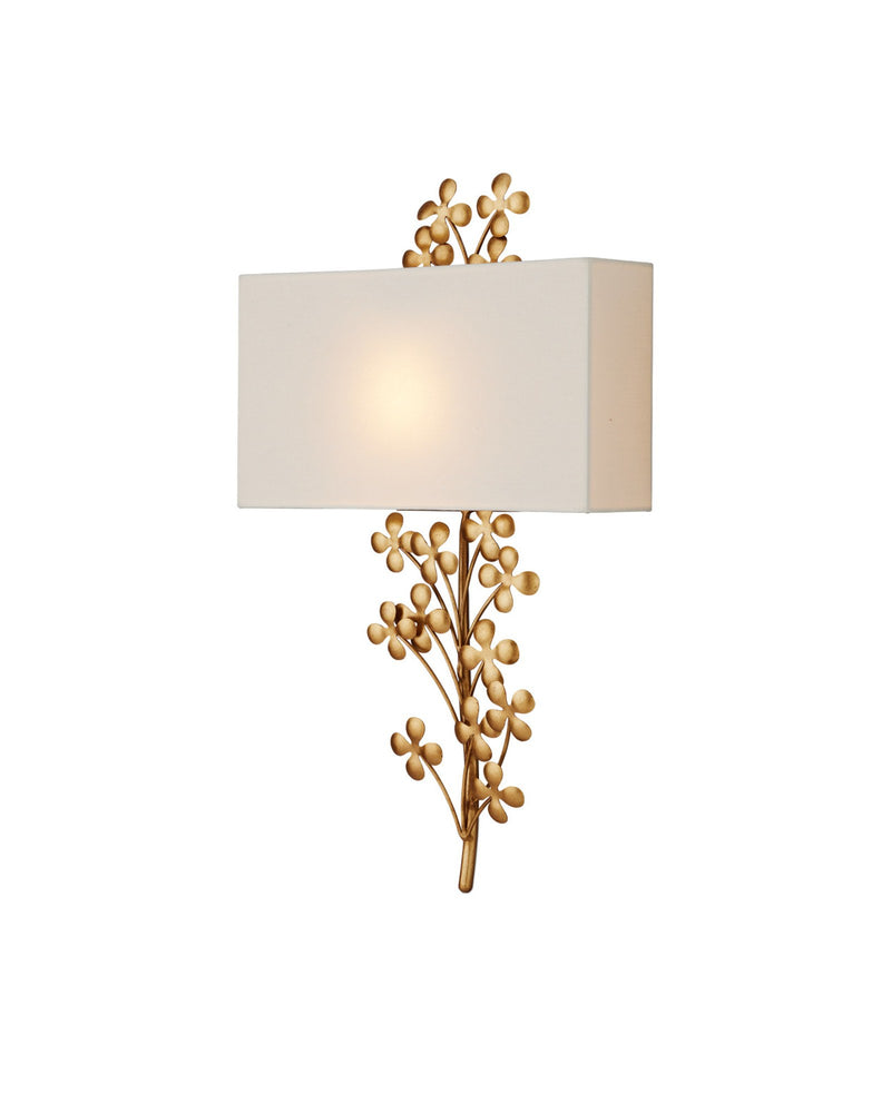 Cloverfield Wall Sconce in Contemporary Gold Leaf / Contemporary Gold