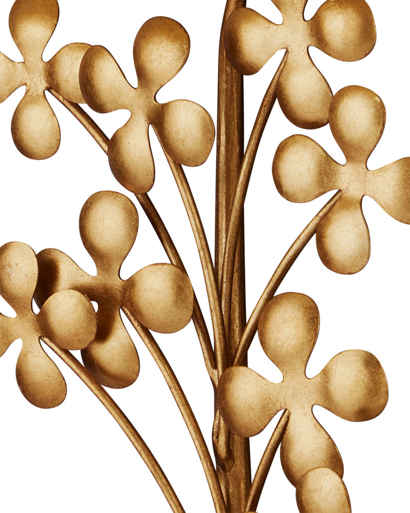 Cloverfield Wall Sconce in Contemporary Gold Leaf / Contemporary Gold