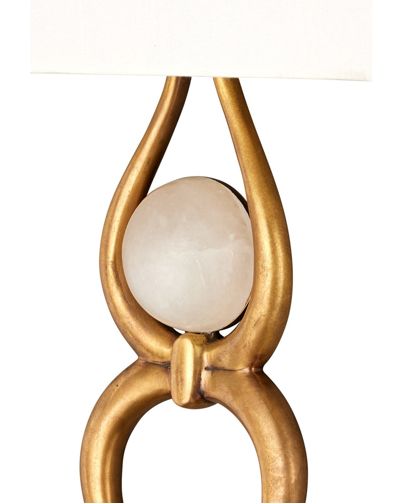 Omorfos Wall Sconce in Antique Brass / Natural White