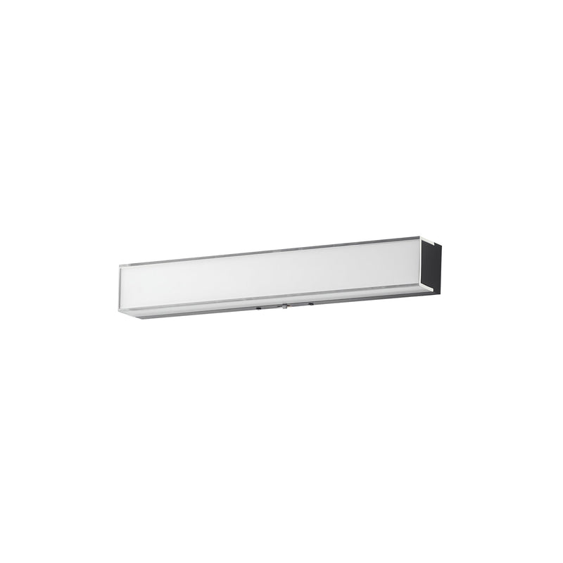 Edge 18" LED Bath Vanity Light 5CCT in Black