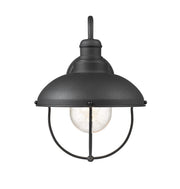 Ansel 1 Light 10.75" Outdoor Wall Light in Black
