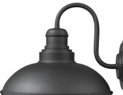 Ansel 1 Light 10.75" Outdoor Wall Light in Black