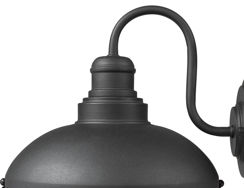 Ansel 1 Light 10.75" Outdoor Wall Light in Black