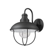 Ansel 1 Light 10.75" Outdoor Wall Light in Black