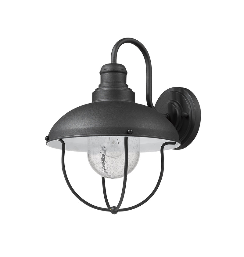 Ansel 1 Light 10.75" Outdoor Wall Light in Black