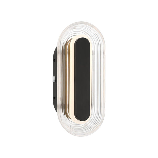 Plexus LED Outdoor Wall Sconce in Matte Black
