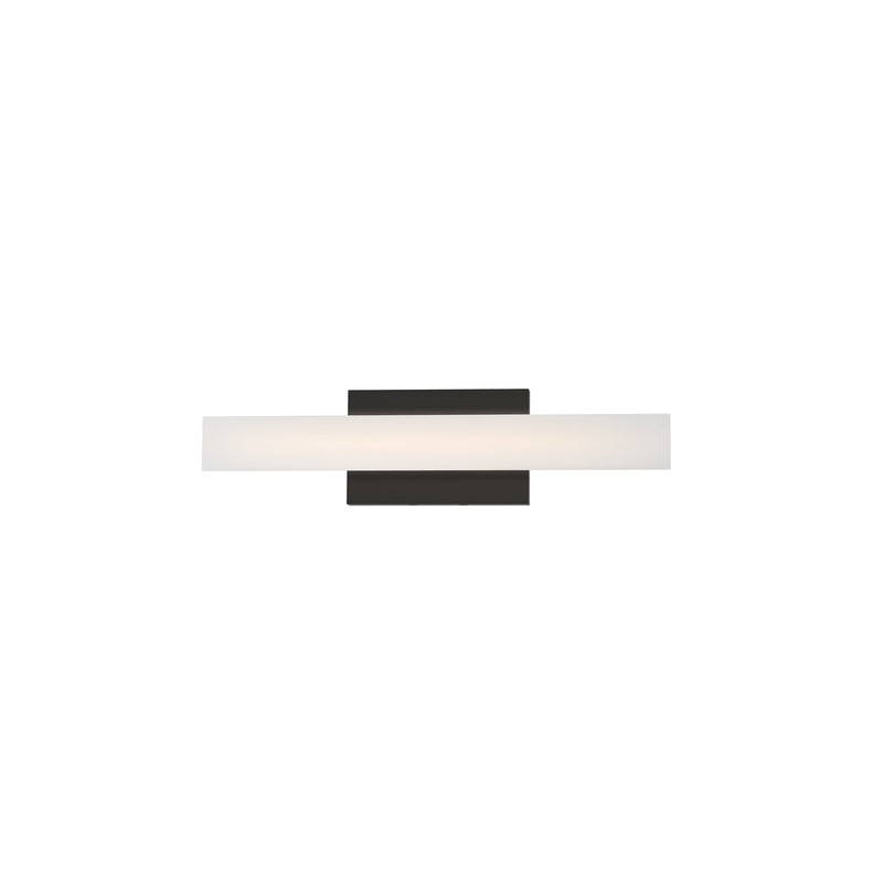 Vogue 18" LED Bath Vanity Light 5CCT in Black
