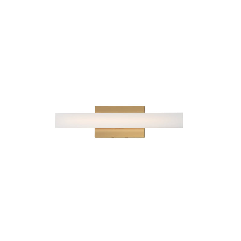Vogue 18" LED Bath Vanity Light 5CCT in Natural Aged Brass