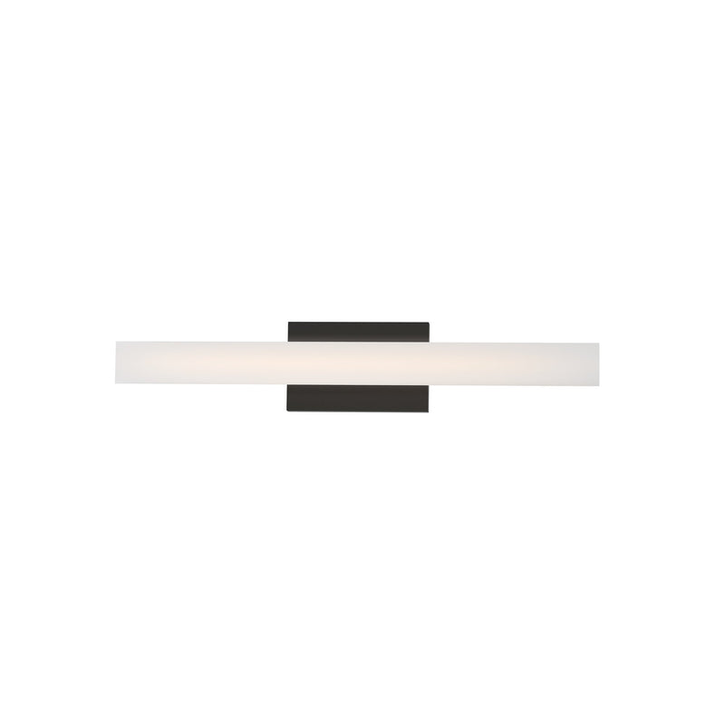Vogue 24" LED Bath Vanity Light 5CCT in Black