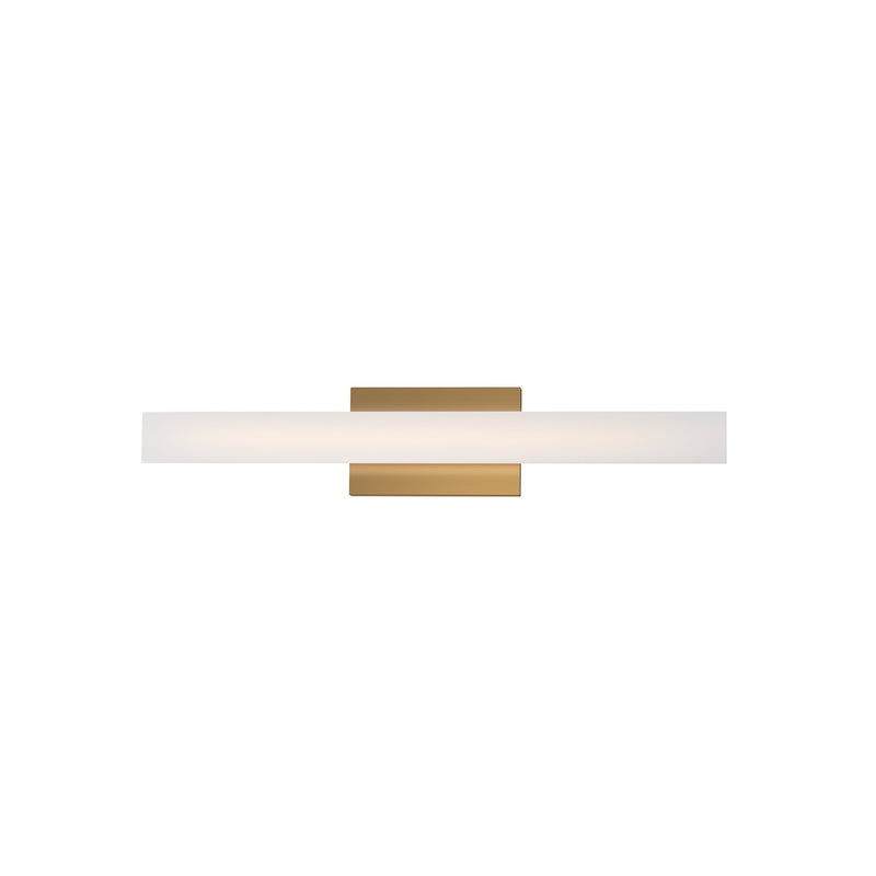 Vogue 24" LED Bath Vanity Light 5CCT in Natural Aged Brass