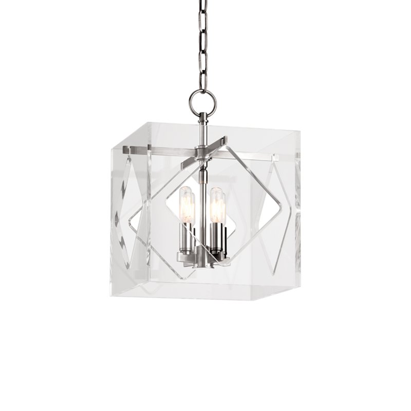 Travis 4-Light Chandelier in Polished Nickel