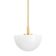 Lethbridge Medium Pendant in Aged Brass