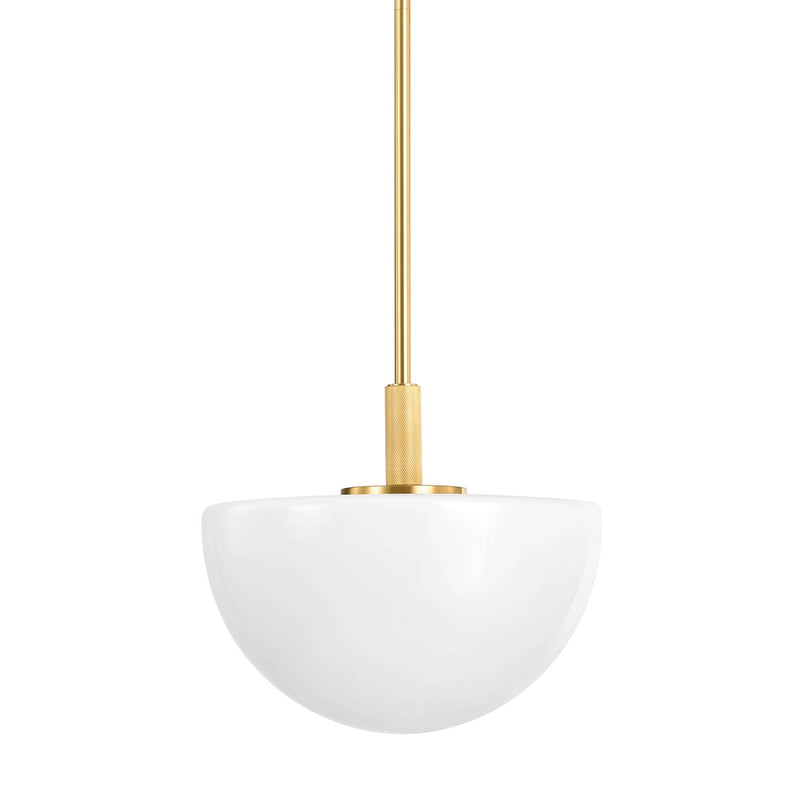 Lethbridge Medium Pendant in Aged Brass