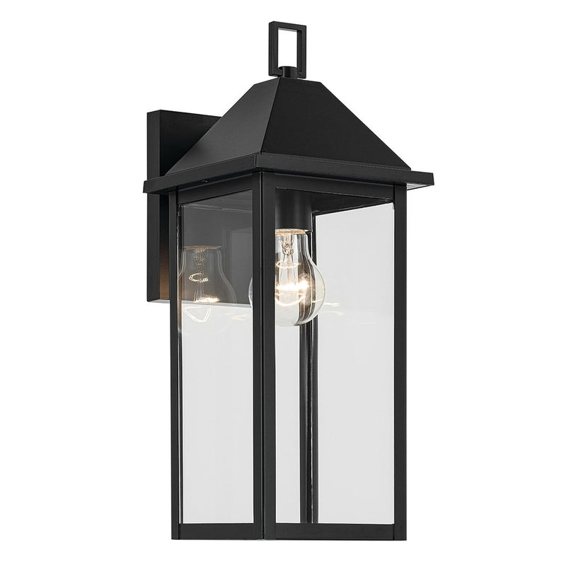 Prin Medium Outdoor Wall Lantern in Black