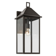 Prin Large Outdoor Wall Lantern in Olde Bronze