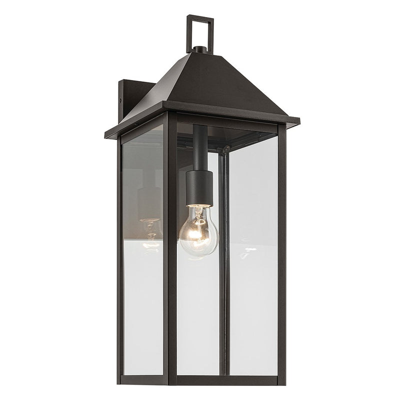Prin Large Outdoor Wall Lantern in Olde Bronze
