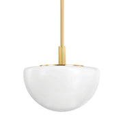 Lethbridge Large Pendant in Aged Brass