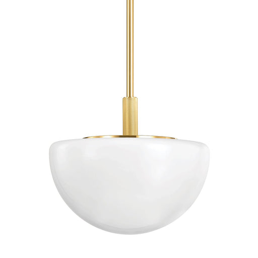 Lethbridge Large Pendant in Aged Brass